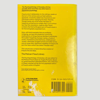 1985 The Psychopathology of Everyday Life; Sigmund Freud