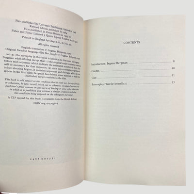 90's The Seventh Seal Boxset (VHS+Screenplay)