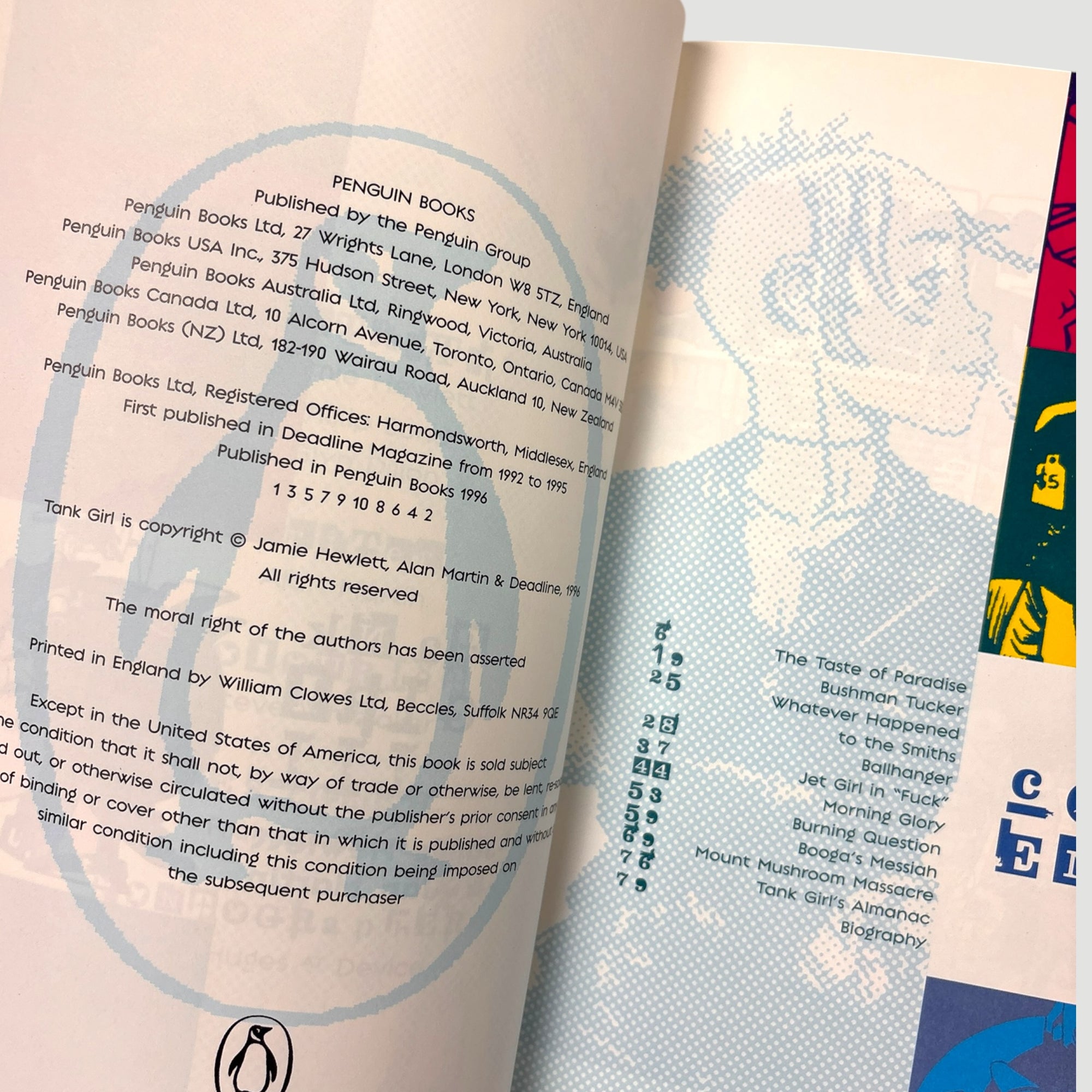 1996 Tank Girl* Vol 3 UK 1st Edition