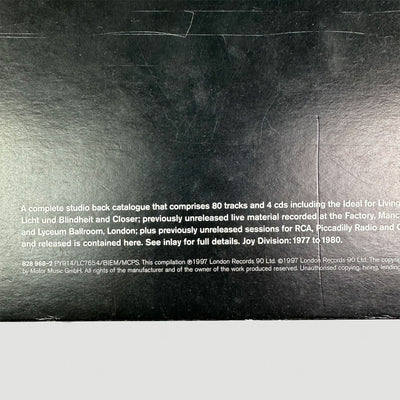 1997 Joy Division Heart & Soul 4CD Boxset