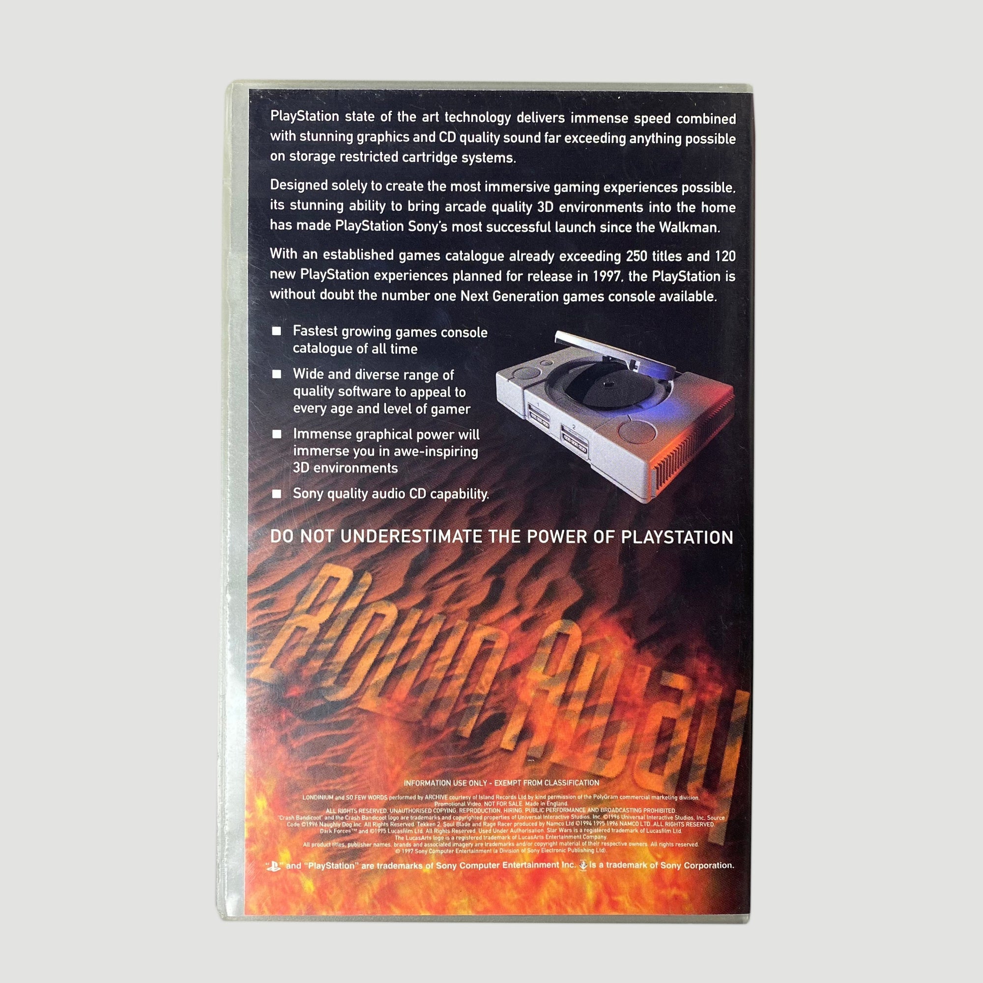 1996 PlayStation 'Blown Away' Promo VHS