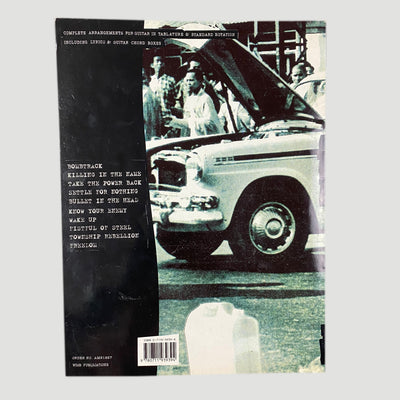 Early 90's Rage Against the Machine Guitar/Tab Book