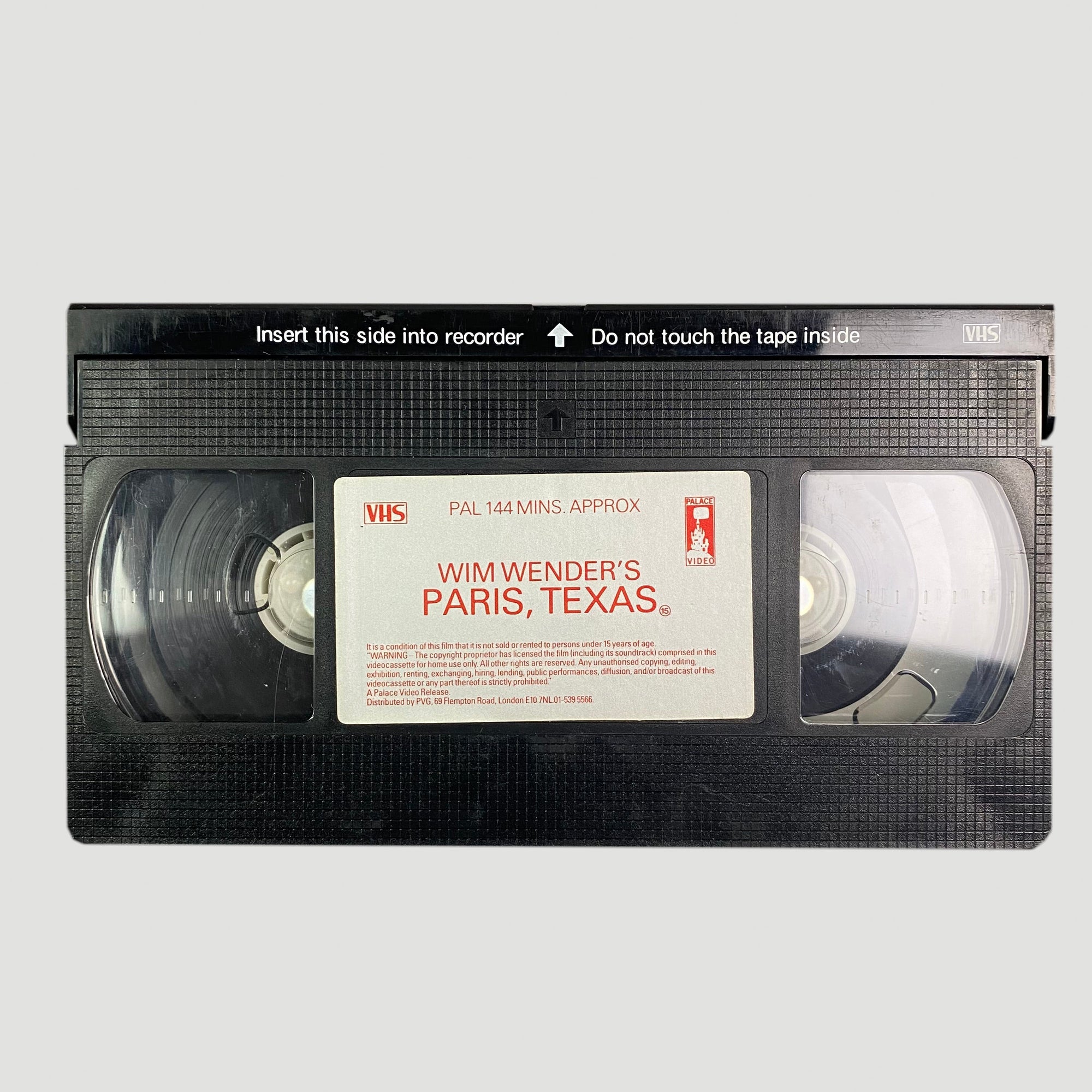 1984 Paris Texas Pre Cert VHS