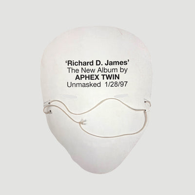1996 Aphex Twin 'Richard D. James' LP Promo Mask + Letter