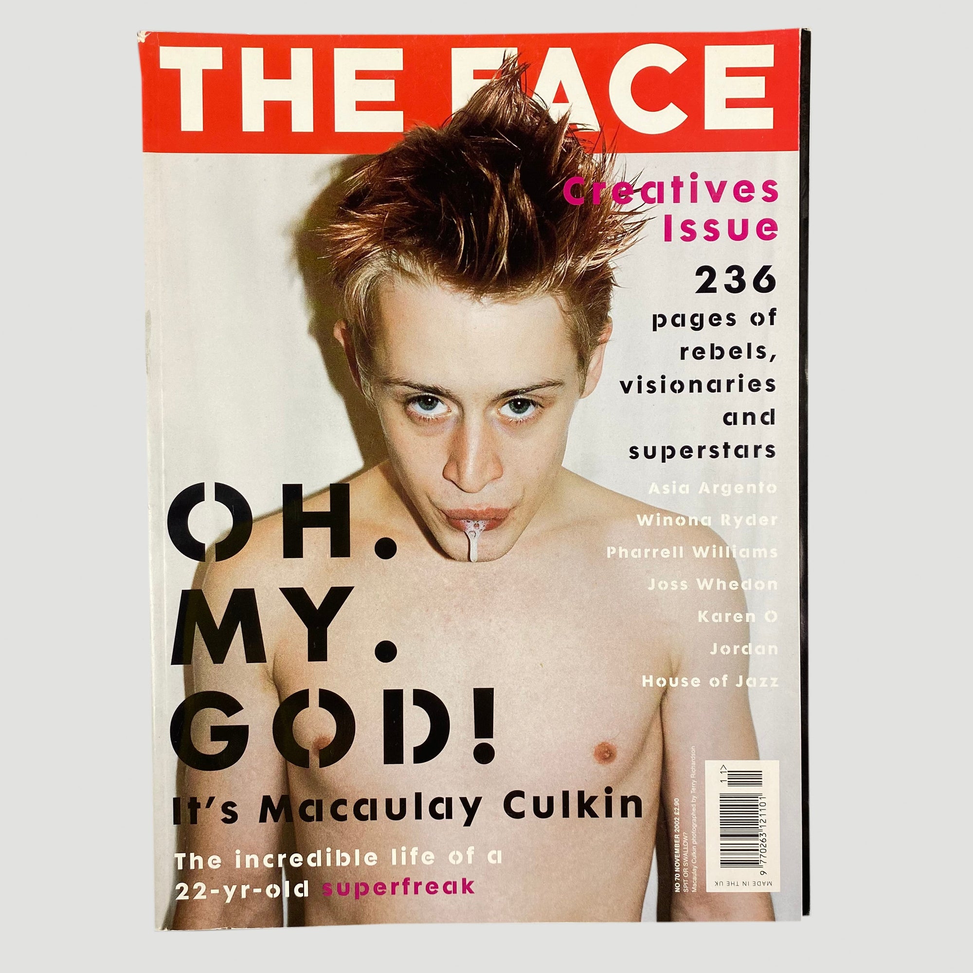 2002 The Face Macaulay Culkin Issue