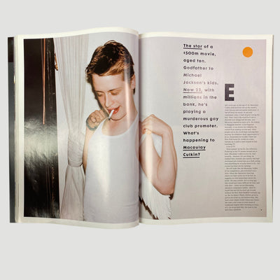 2002 The Face Macaulay Culkin Issue