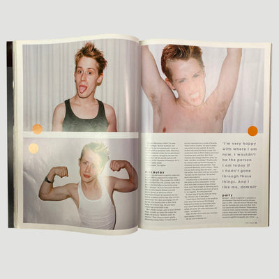 2002 The Face Macaulay Culkin Issue
