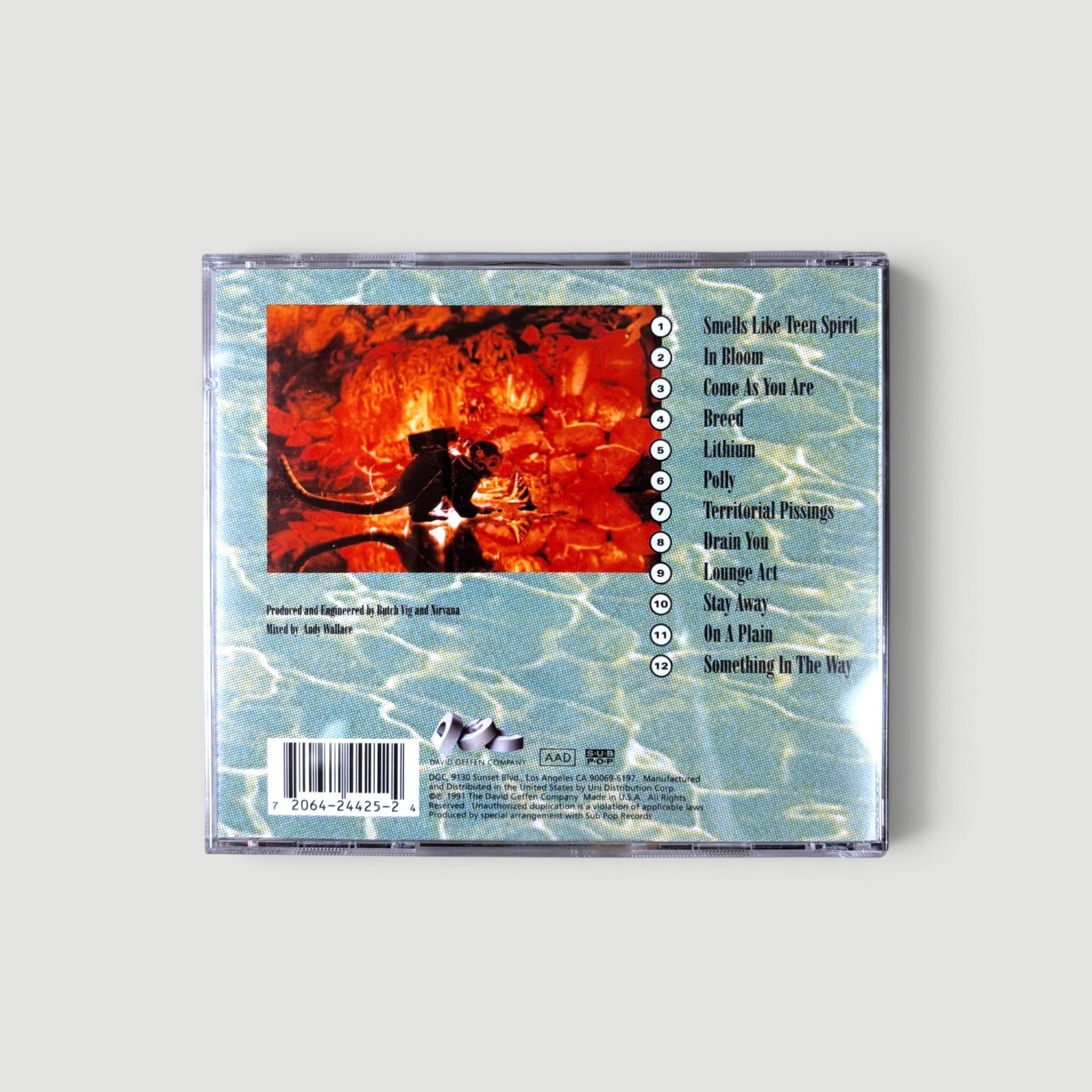 1991 Nirvana Nevermind US Longbox CD