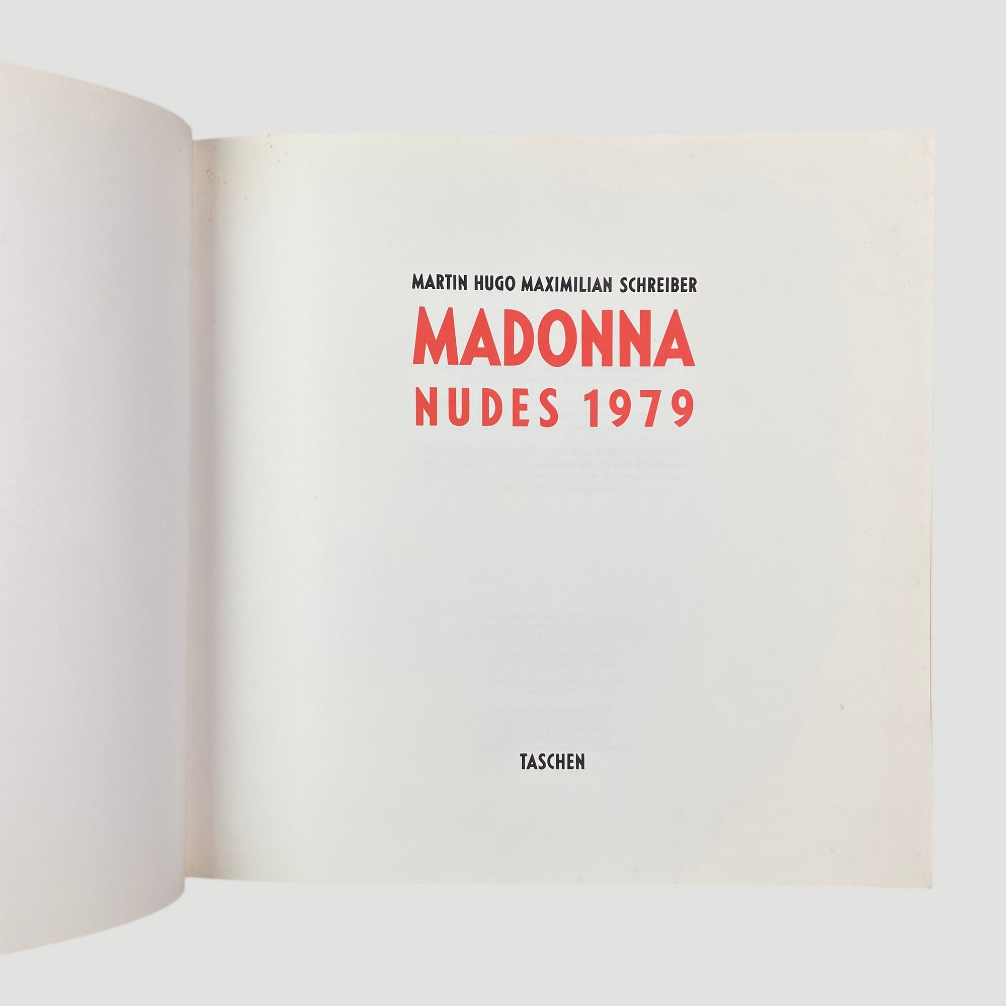 1979 Madonna 'Nudes' 1st Edition