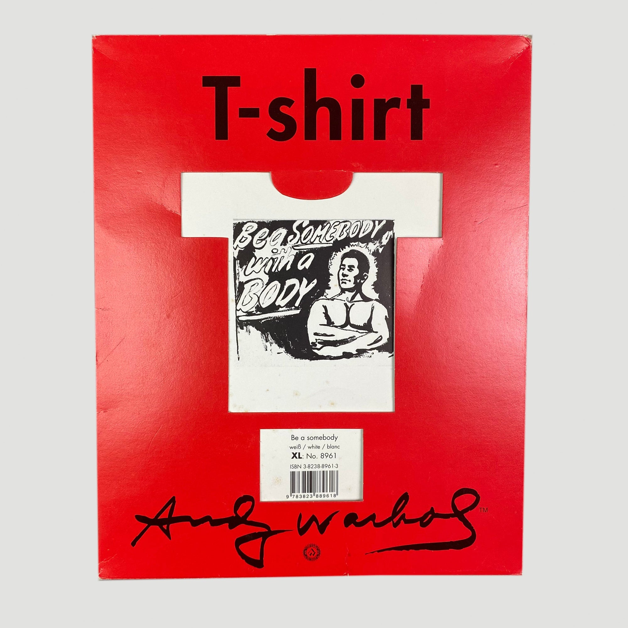 90's Andy Warhol ‘Be Somebody’ Boxed T-Shirt