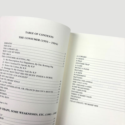 1994 Michael Gira The Consumer US 1st Edition