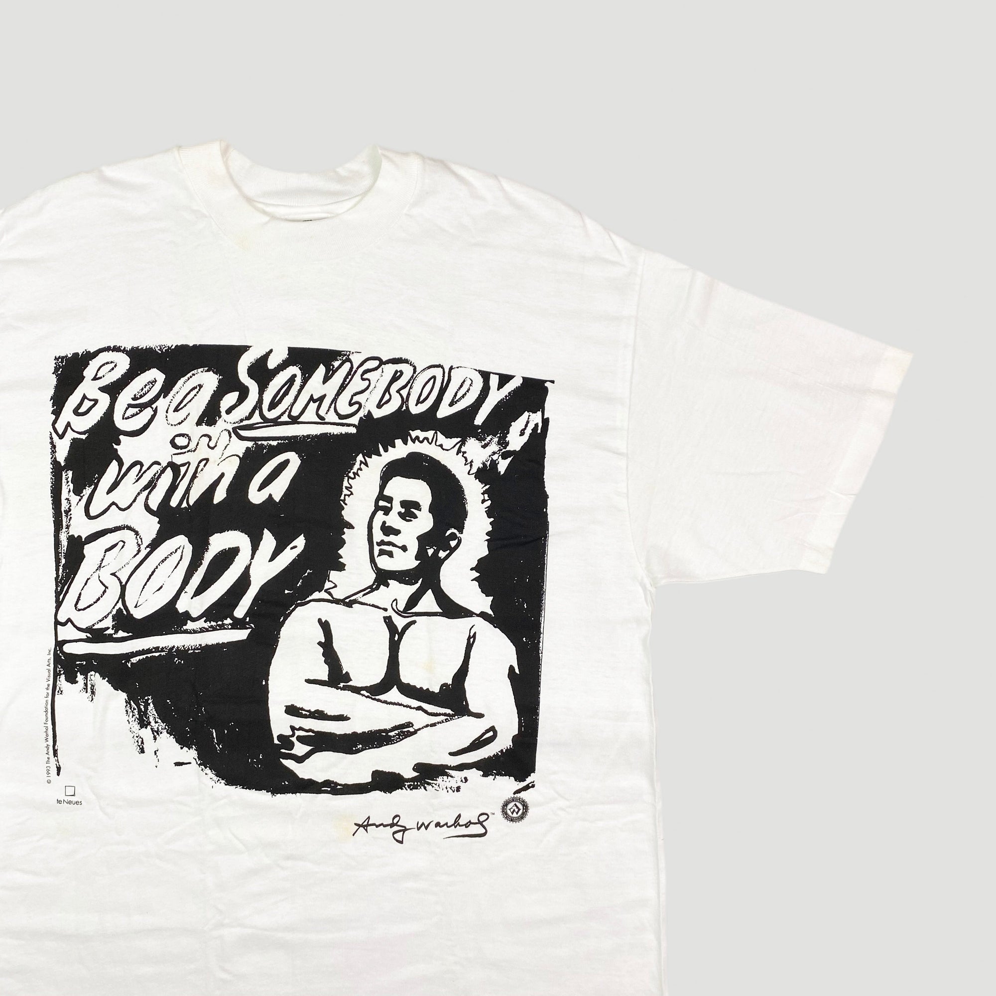 90's Andy Warhol ‘Be Somebody’ Boxed T-Shirt