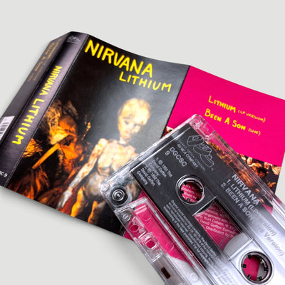 1992 Nirvana Lithium UK Cassette Single