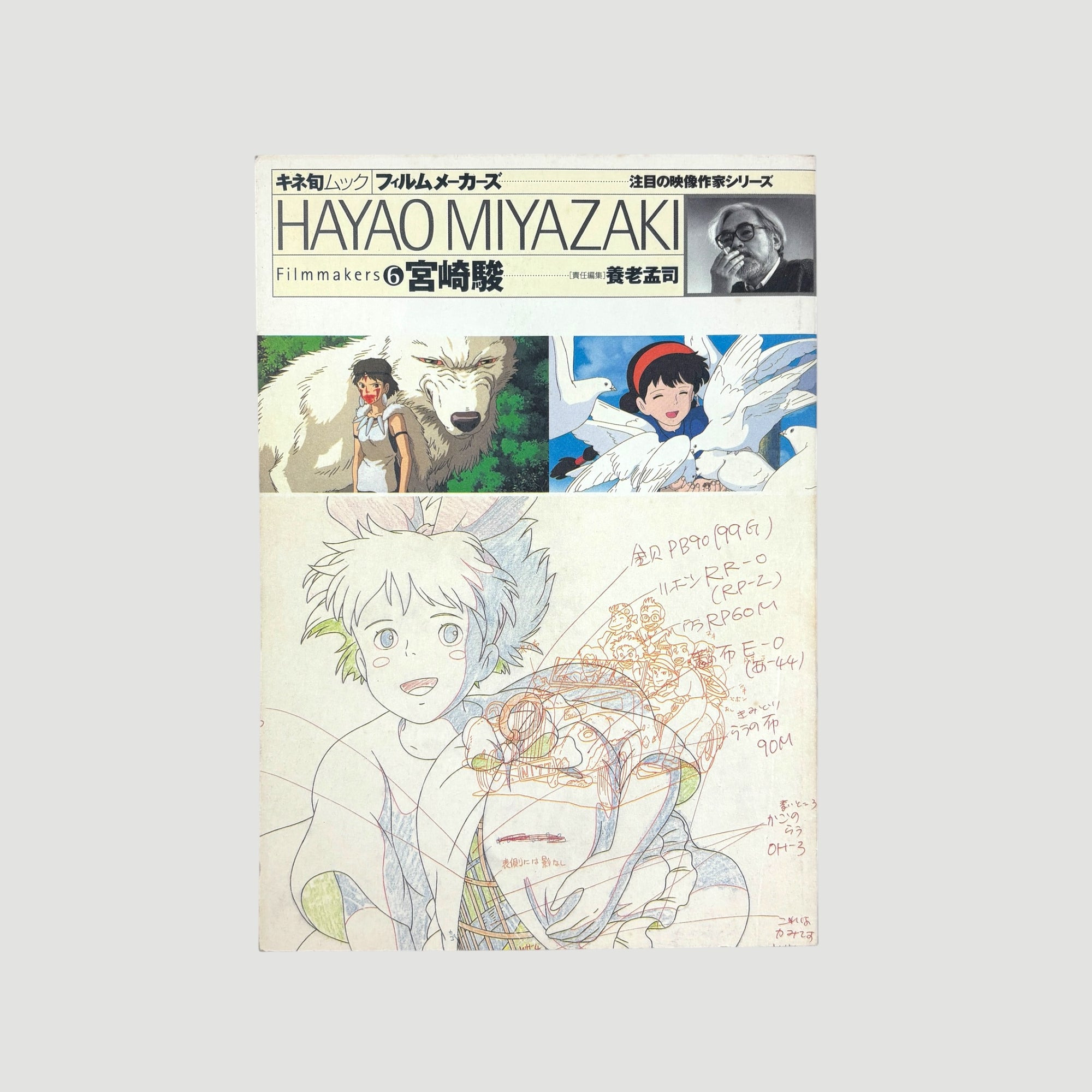 1999 Hayao Miyazaki Filmmakers 6 Japanese Book