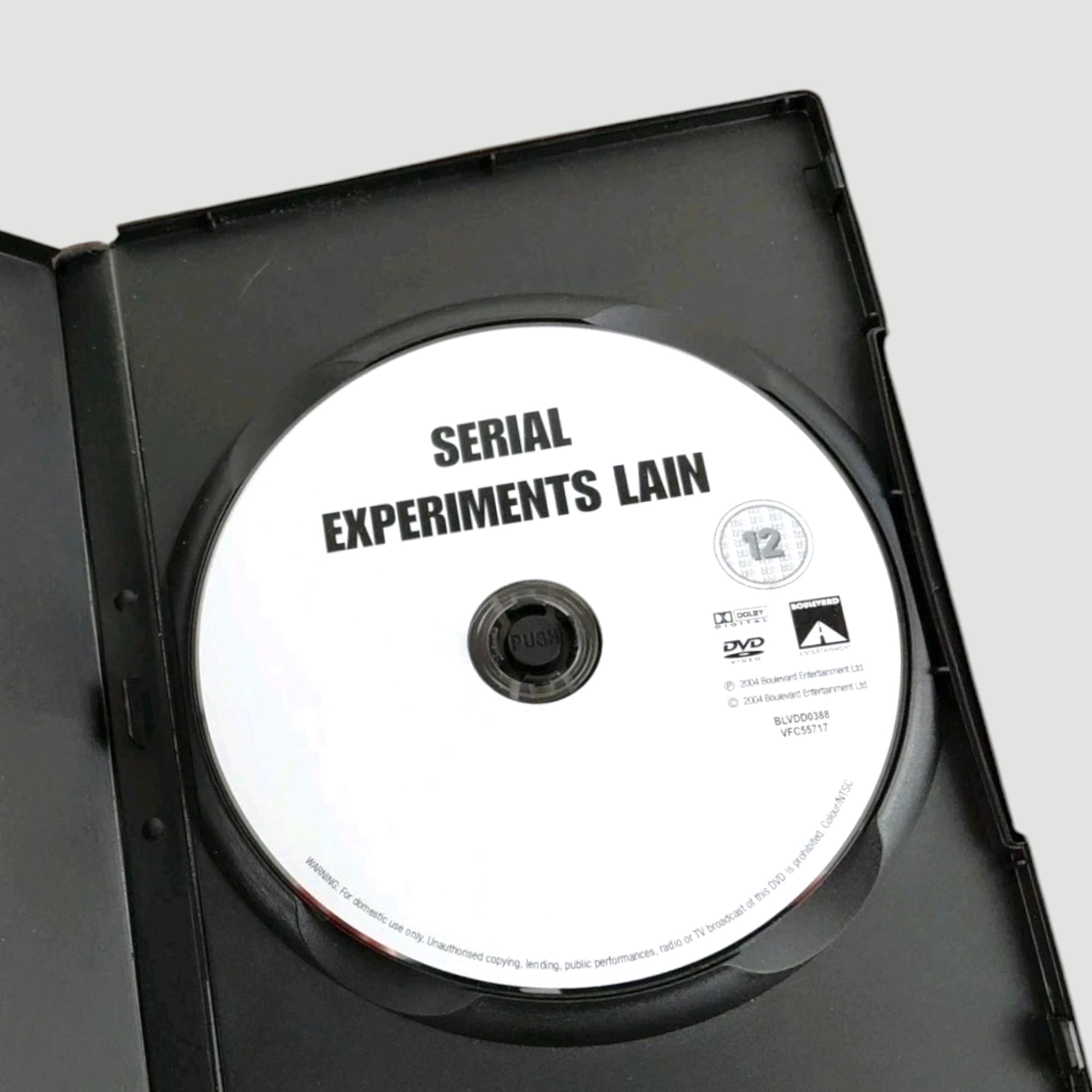 Late 90's Serial Experiments Euro DVD
