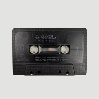 1981 Grace Jones Nightclubbing UK Cassette