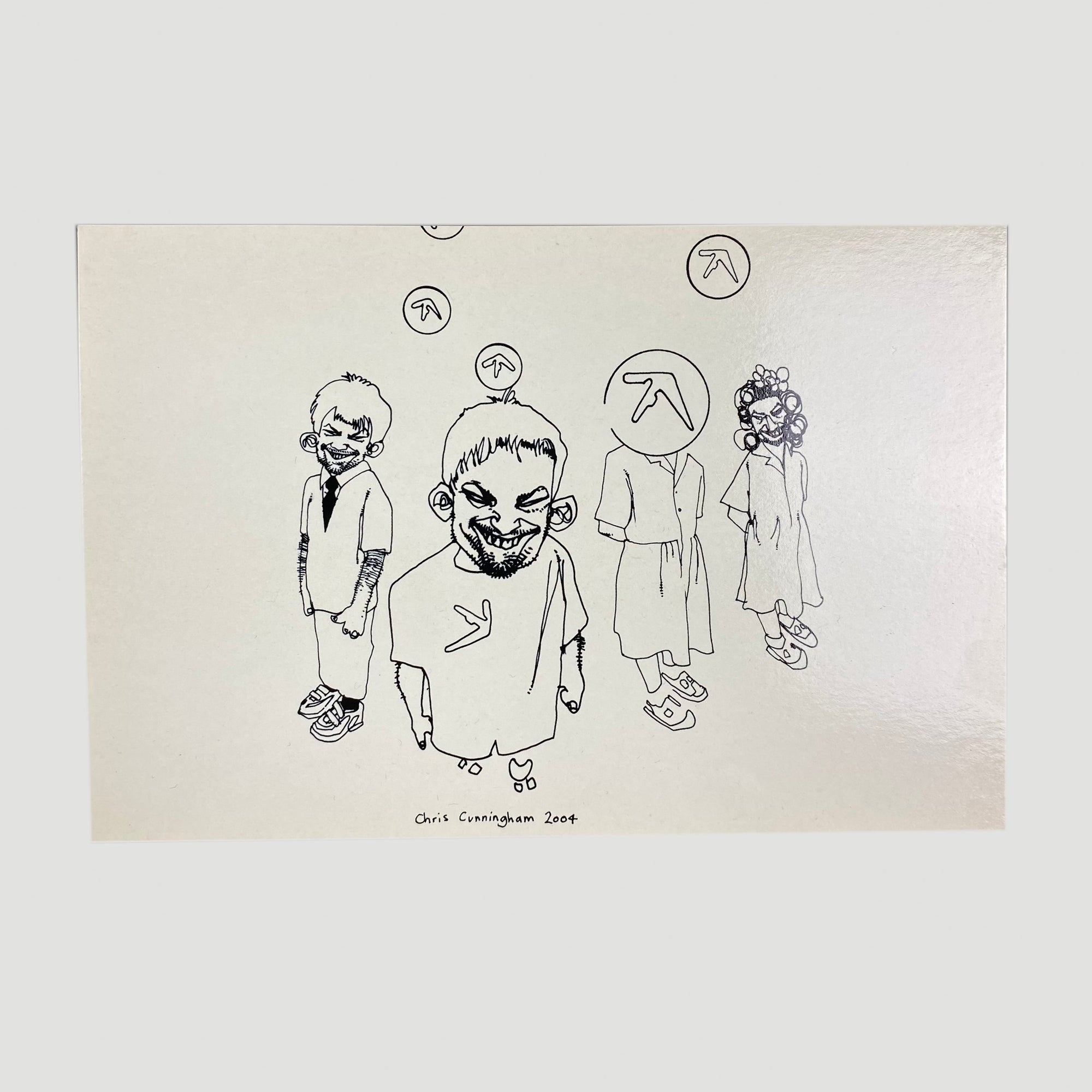 2004 Chris Cunningham + Aphex Twin Postcard