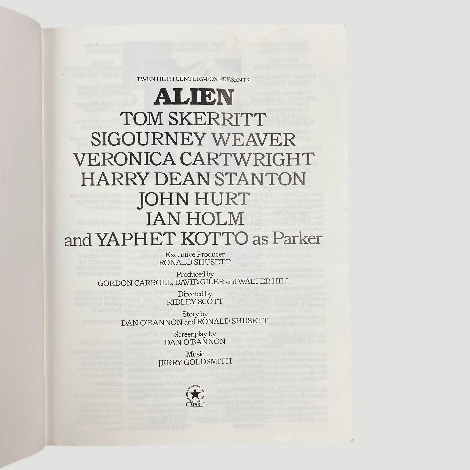 1979 The Book of Alien 1st Edition