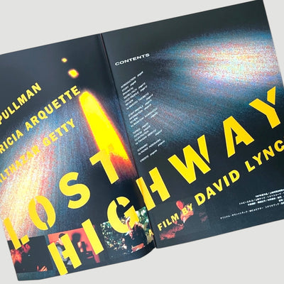 1997 Lost Highway Japanese Release Programme