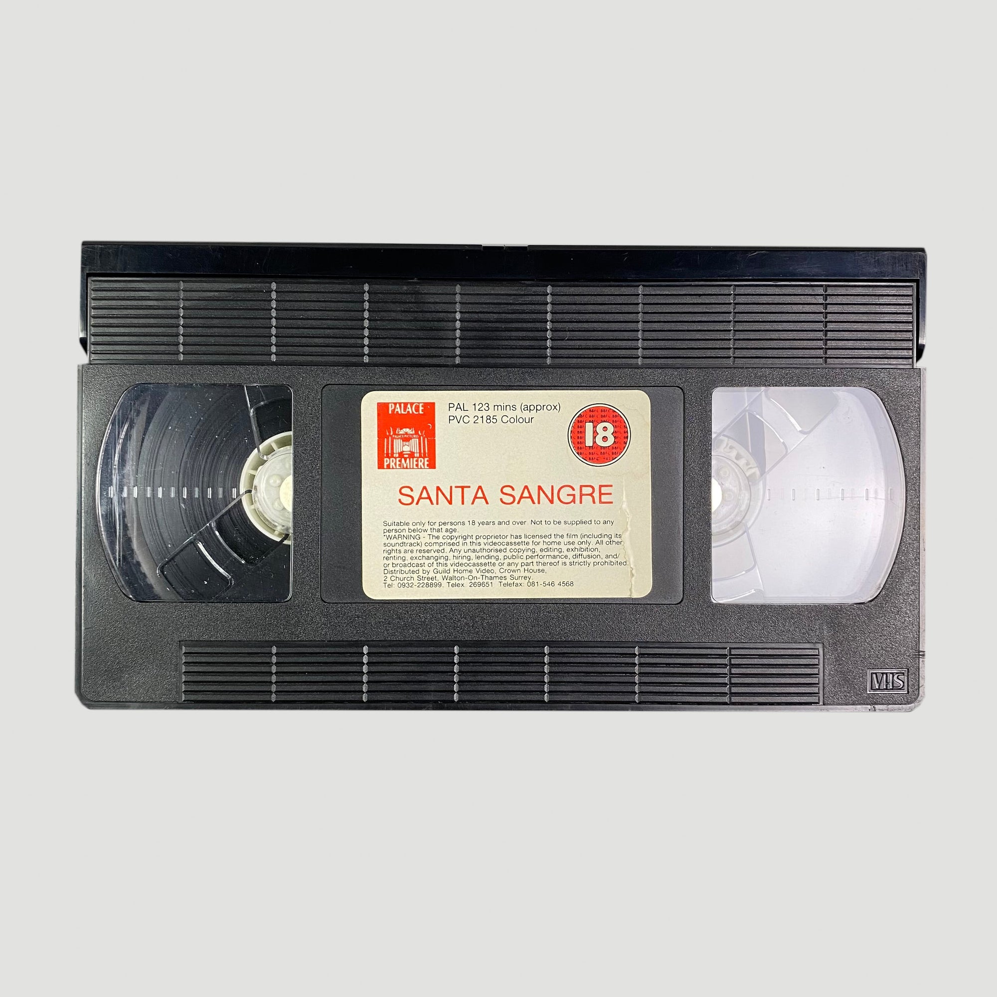 1990 Alejandro Jodorowsky Santa Sangre Ex Rental VHS