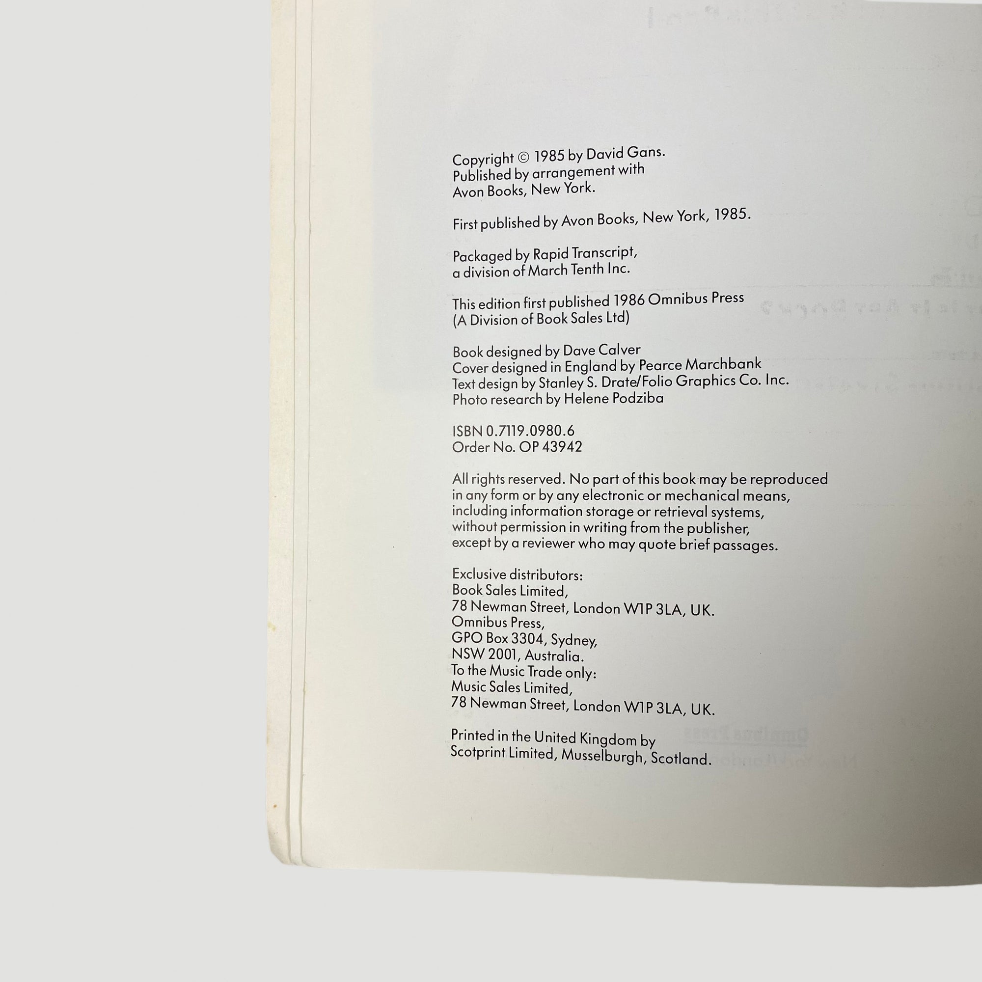 1985 Talking Heads: The Band and Their Music