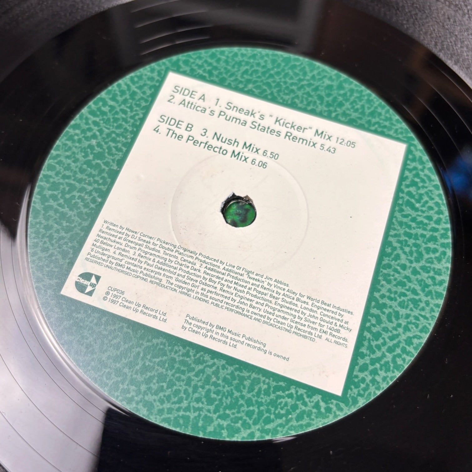 1996 Sneaker Pimps Six Underground UK 12" Single
