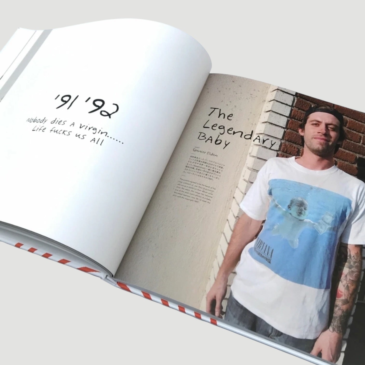 2017 HELLOH? Nirvana T-Shirt Book (Japanese 1st ED. HB)