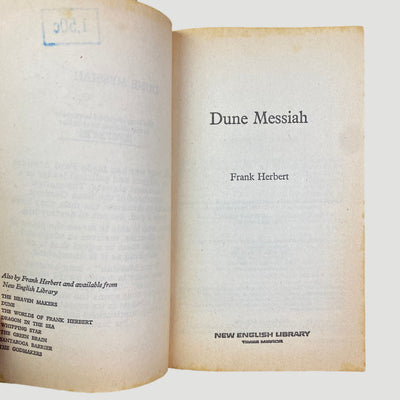 1977 Frank Herbert Dune Messiah Paperback