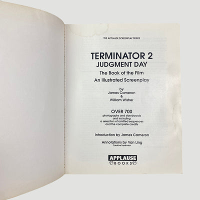 1991 Terminator 2 Judgement Day Movie Book