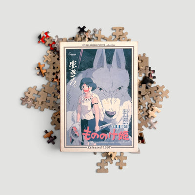 1997 Princess Mononoke Japanese Mini Jigsaw Puzzle