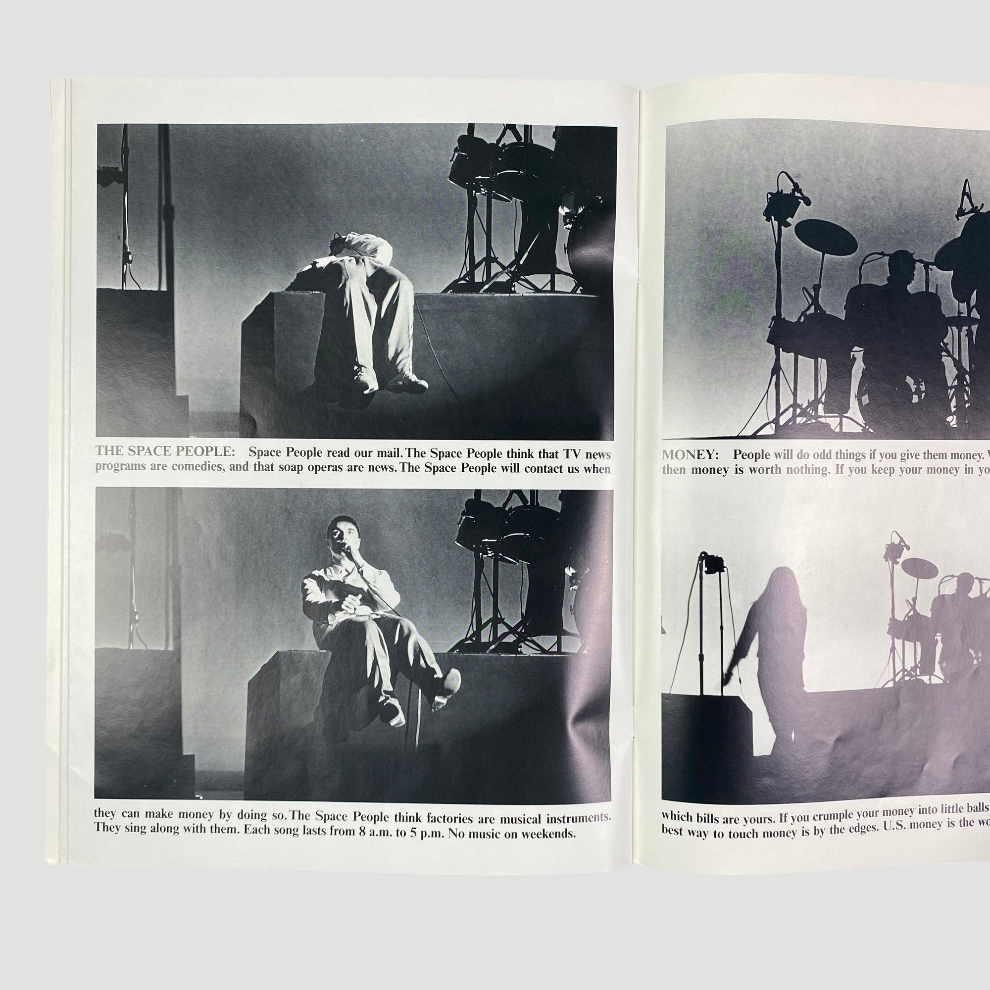 1983 Talking Heads Stop Making Sense Programme