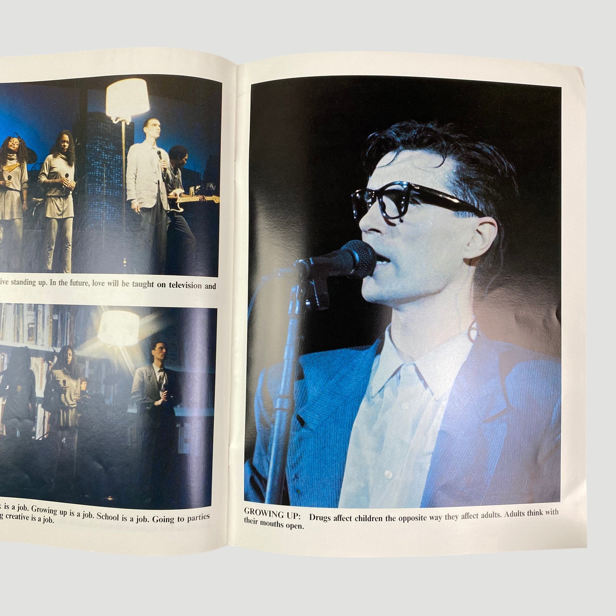 1983 Talking Heads Stop Making Sense Programme