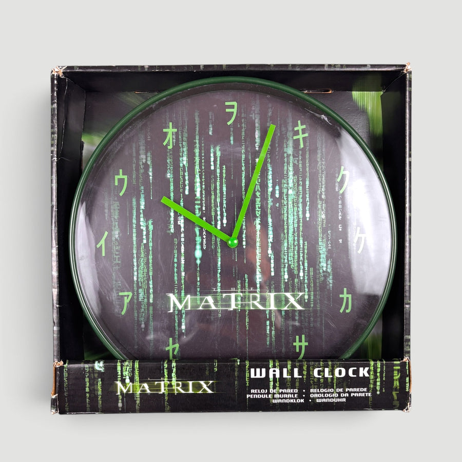 2003 The Matrix Reloaded Wall Clock (Boxed)