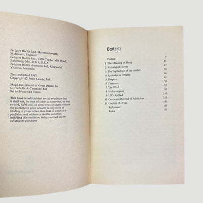 1967 Peter Laurie 'Drugs' Penguin 1st UK Softback