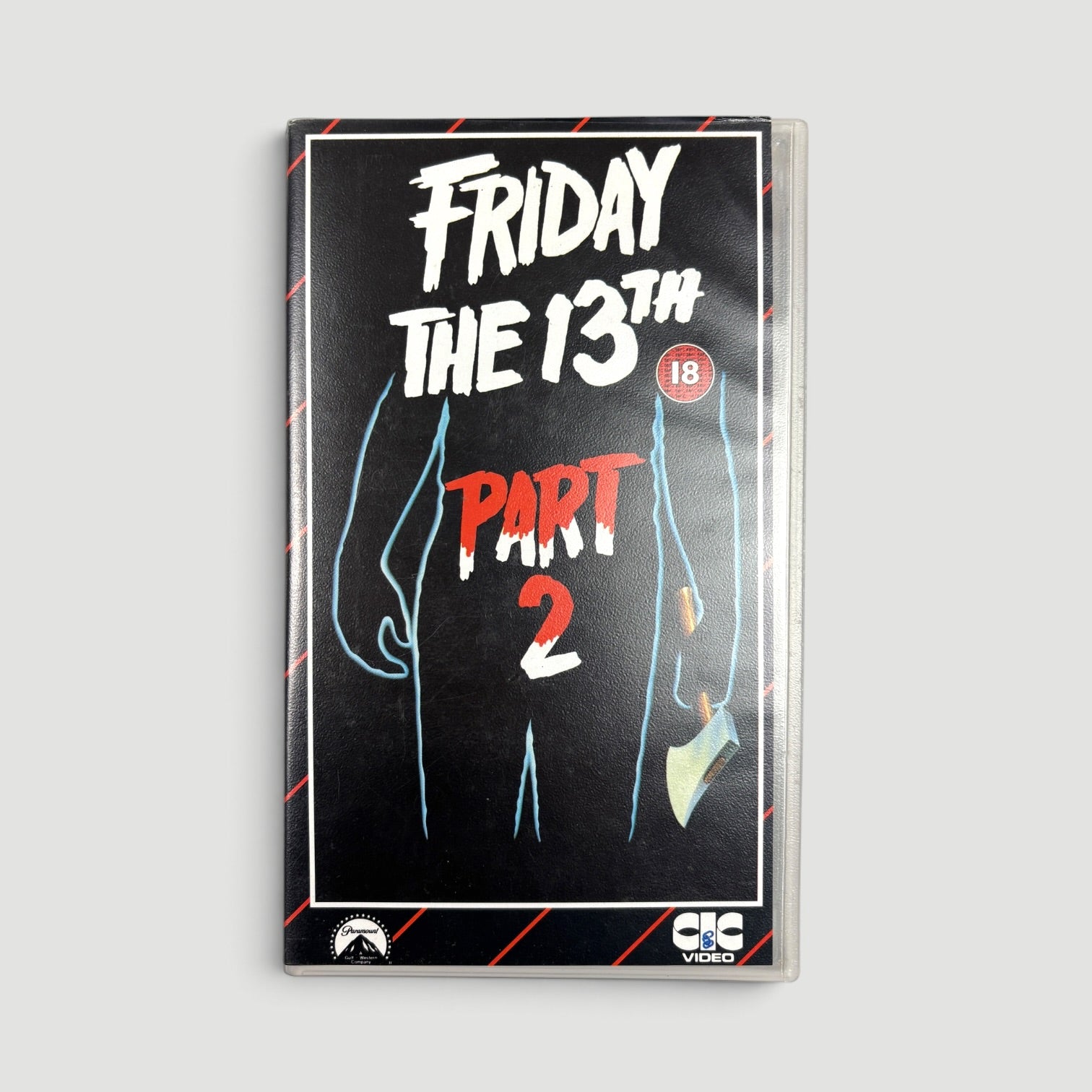 80's Friday the 13th Part II UK VHS