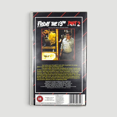 80's Friday the 13th Part II UK VHS