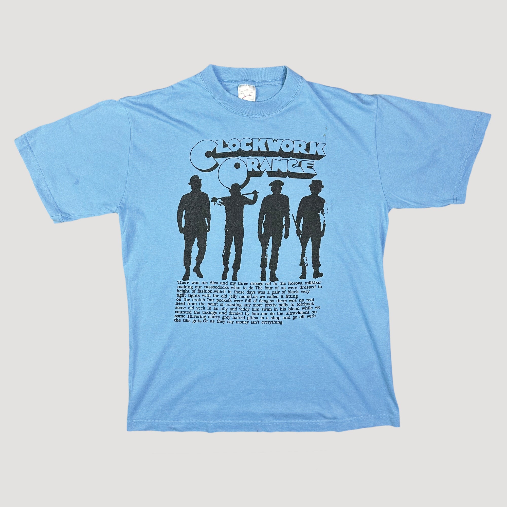 90’s Clockwork Orange Sky Blue T-Shirt