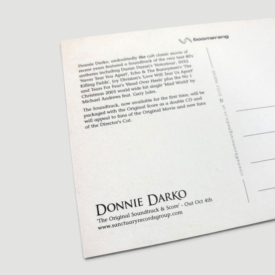 2001 Donnie Darko Soundtrack Postcard