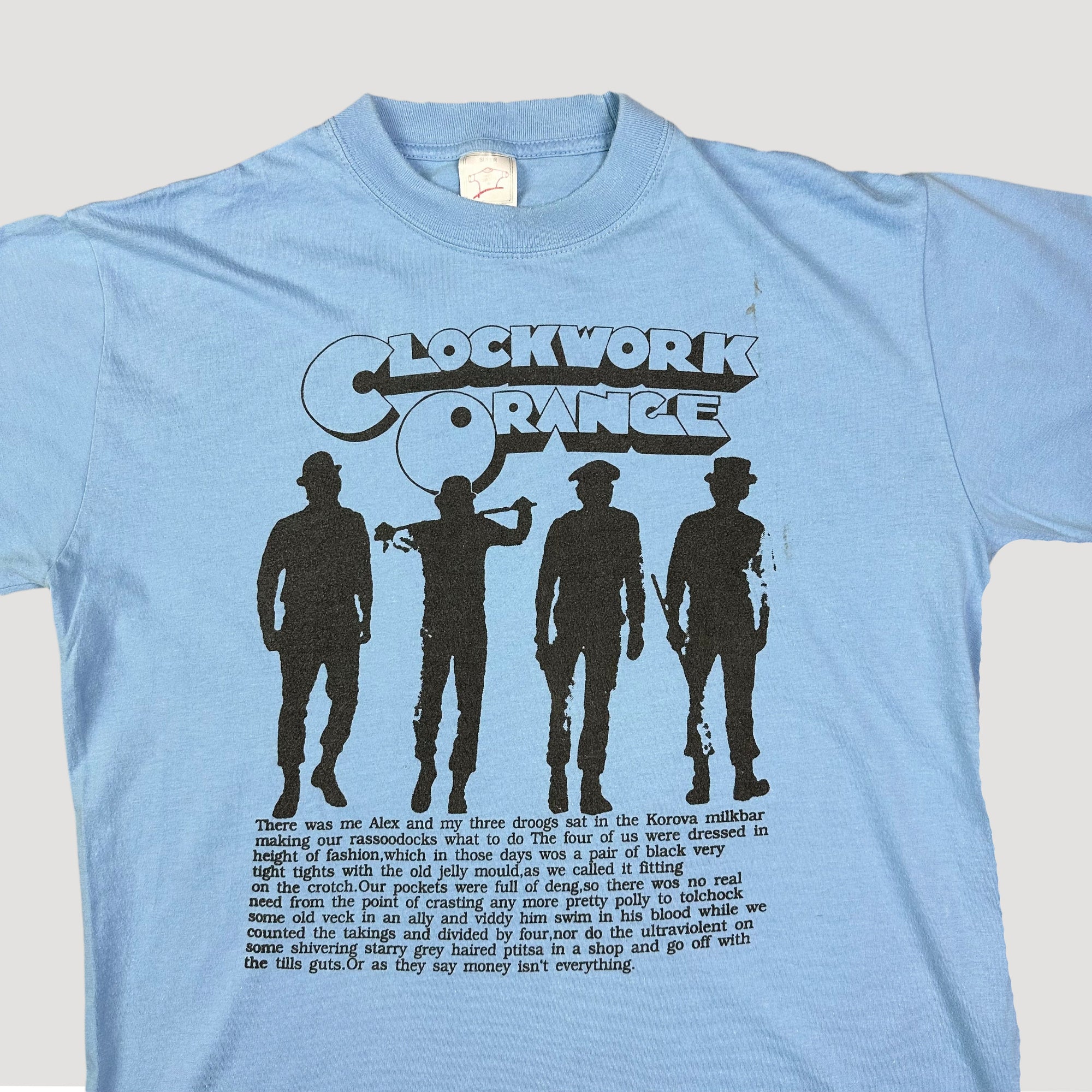 90’s Clockwork Orange Sky Blue T-Shirt