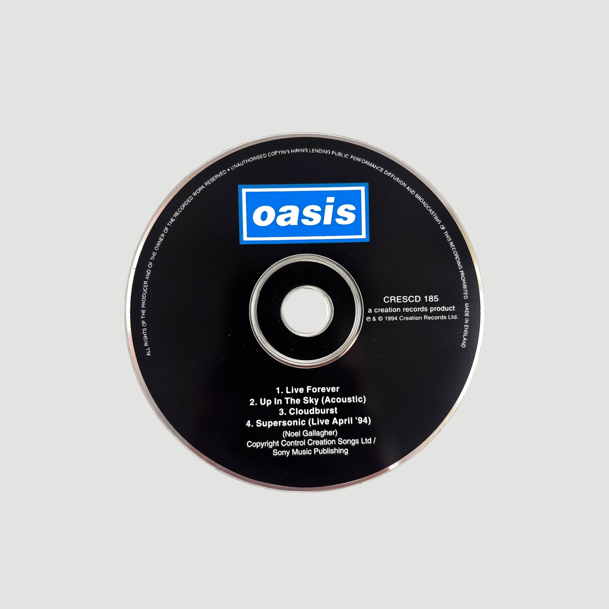 1996 Oasis Definitely Maybe Singles 6 CD Boxset