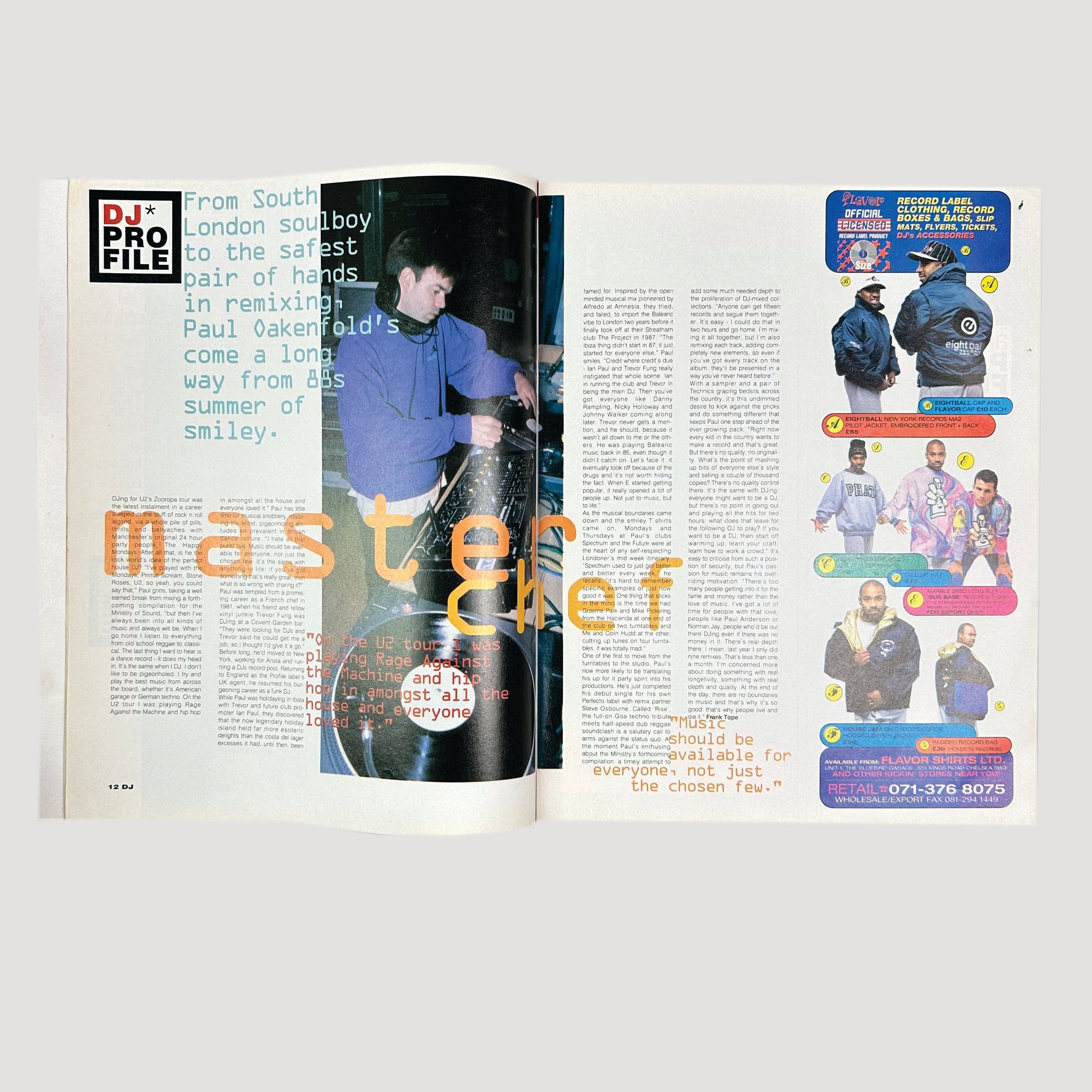 1994 DJ Magazine Aphex Twin Issue