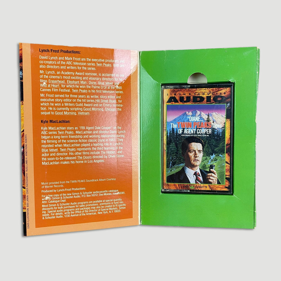 1992 "Diane" The Twin Peaks Tapes of Agent Cooper Cassette Boxset