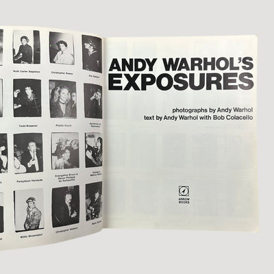 1980 Andy Warhol Exposures US Edition