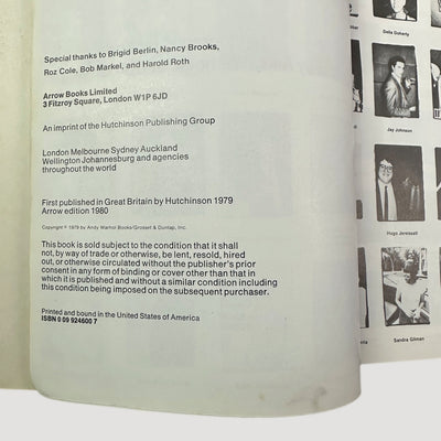 1980 Andy Warhol Exposures US Edition