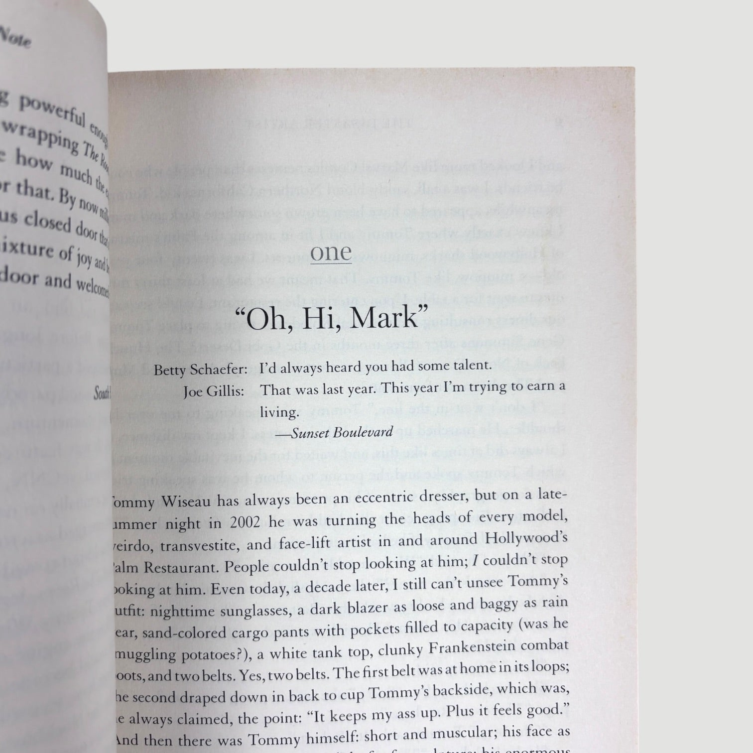 2013 The Disaster Artist US 1st Edition Hardback