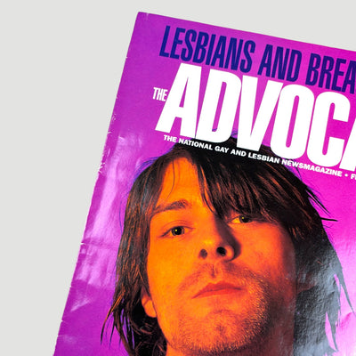 1993 The Advocate Kurt Cobain Cover Issue