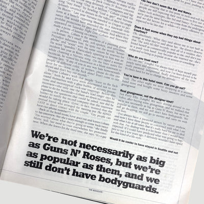 1993 The Advocate Kurt Cobain Cover Issue