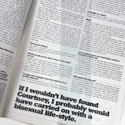 1993 The Advocate Kurt Cobain Cover Issue