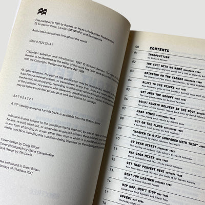 1997 The Face 'Nightfever' Club Writing in the Face 1980-1997