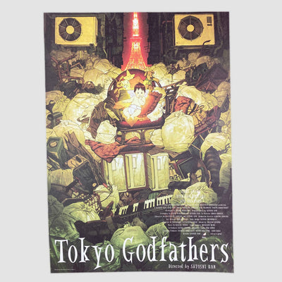2003 Satoshi Kon 'Tokyo Godfathers' Japanese B5 Poster